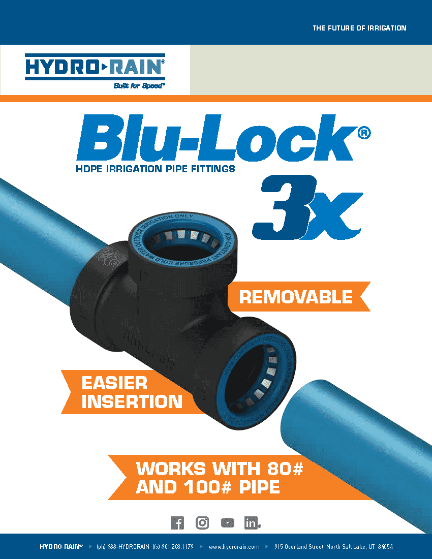 Blulock 1/2" Swing Fittings HydroRain